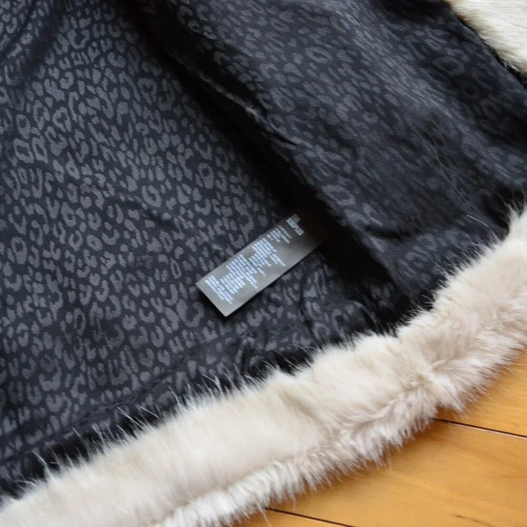 The Kooples White faux fur coat Size 1 - Picture 12 of 12